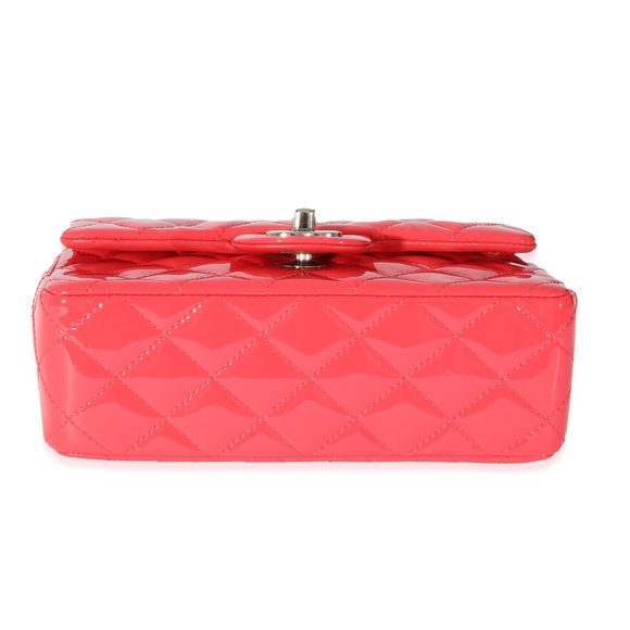 Chanel Pink Patent Rectangular Mini Flap - Picture 5 of 7
